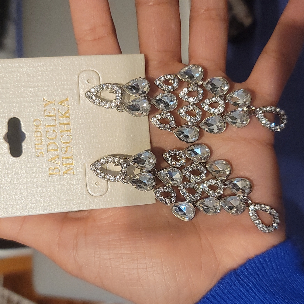 Studio BADGLEY MISCHKA chandelier earrings